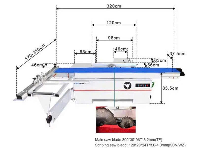 Máy Cưa Bàn Trượt BHM45D Nghiêng 45 Độ 2
