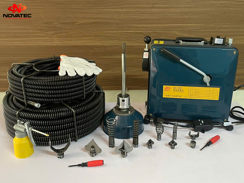 Máy Thông Cống GQ150Z 3000W Đường Ống Có 3 Khúc Cua