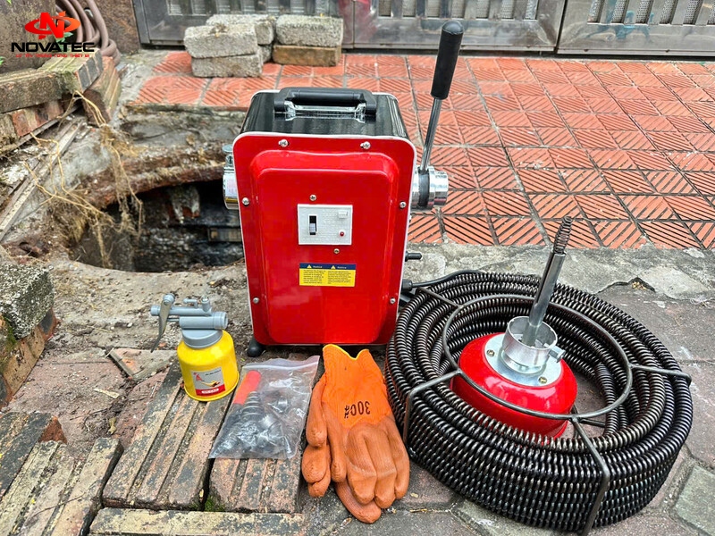 Máy Thông Cống Lò Xo Model GQ180A 3500W 3