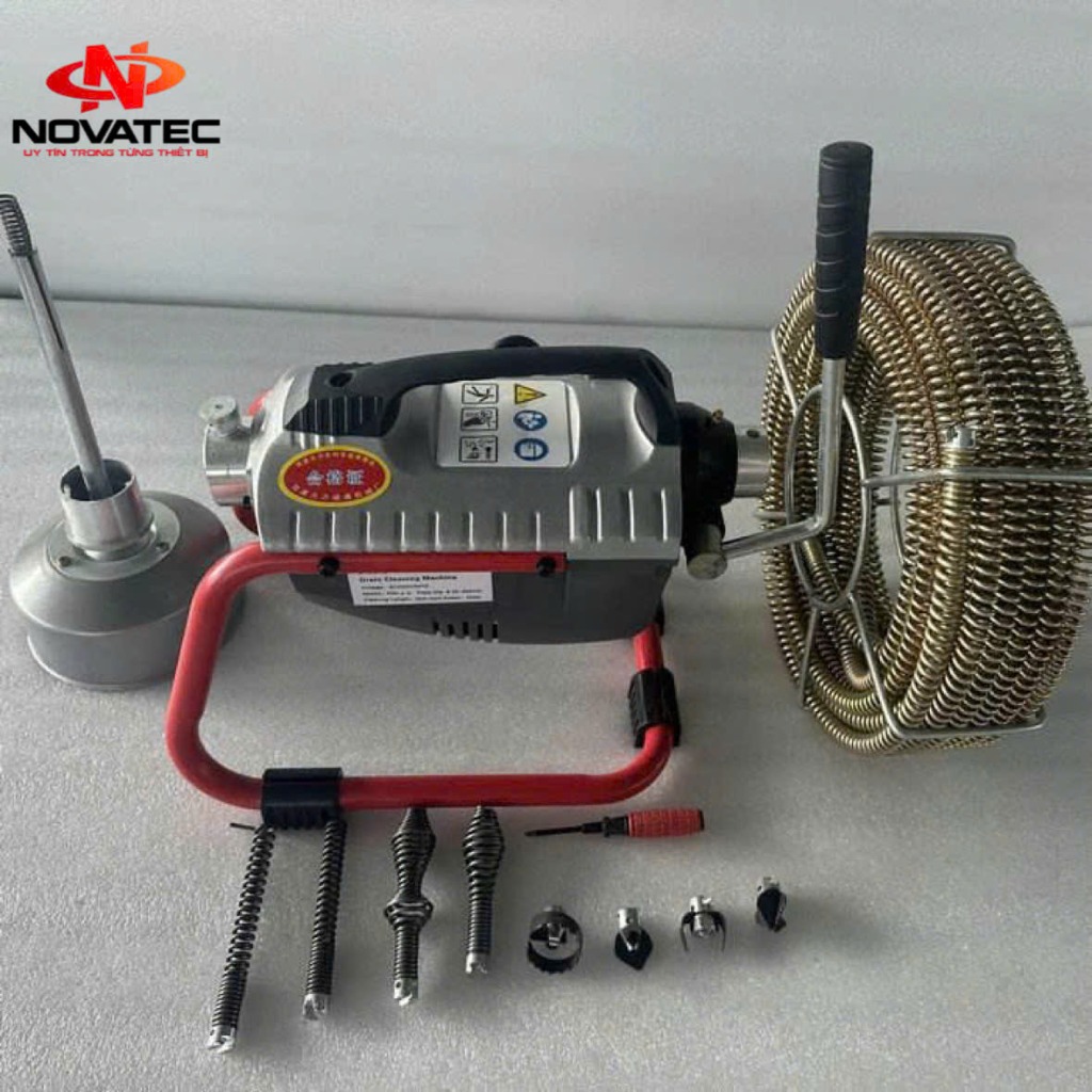 Máy Thông Tắc Cống Lò Xo Điện HX-75 (800W) 2