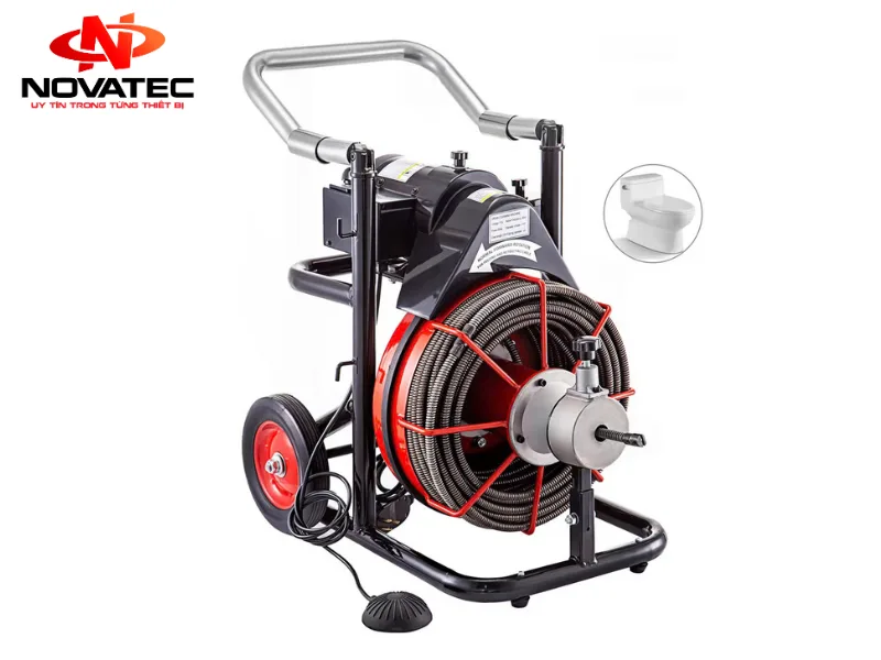 Máy Thông Cống Tự Động Lồng Nan Hở NOVATEC NVT-650