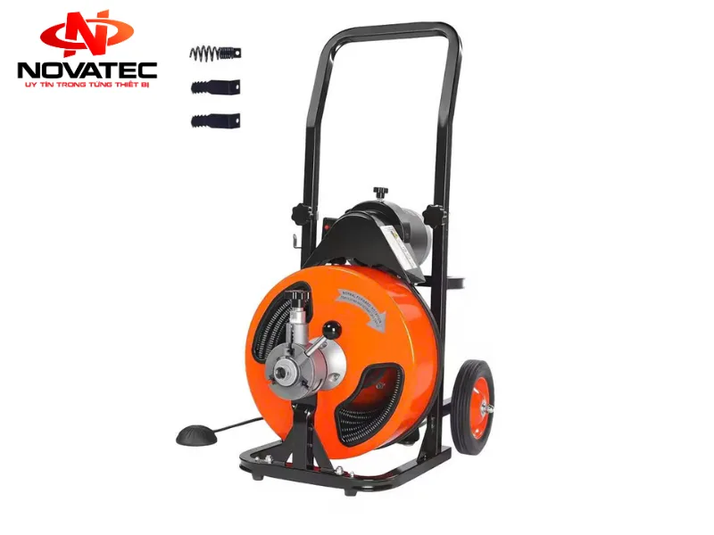 Máy Thông Cống Tang Trống Tự Động NOVATEC NVT-500 Pro